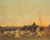 古斯塔夫 阿奇 吉劳梅特 : Evening Prayer in the Sahara